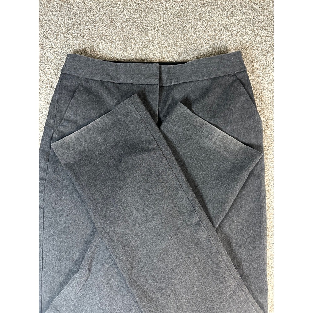 Express Columnist Barely Boot Mid Rise Gray Dress Pants Trousers 2R